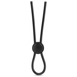 Blush Stay Hard Silicone Loop Cock Ring Black