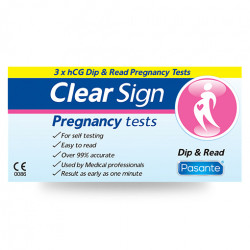 Pasante Clear Sign hCG Dip - Těhotenský test 3ks