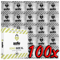 Safe Safe XL Condoms Extra Long & Wide 100 pack