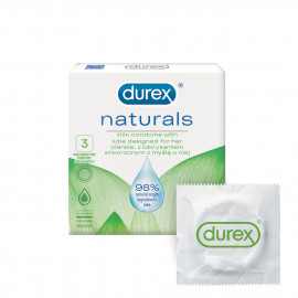 Durex Naturals 3 pack