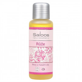 Saloos Růže - Bio tělový a masážní olej 50ml
