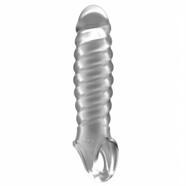 Sono No.32 Stretchy Penis Extension - Návlek na penis Transparentní