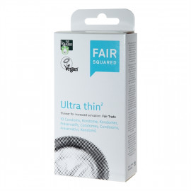Fair Squared Ultra Thin - Fair Trade veganske kondomy 10ks