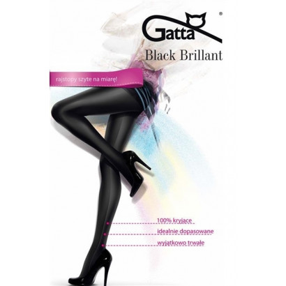 Gatta Black Brillant - Punčochové kalhoty Nero