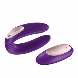 Partner Plus Vibrator for Couples Purple