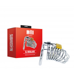 MOI Submission El Roulade Chromed Male Chastity Device 50mm