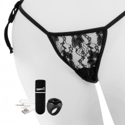 The Screaming O Charged Remote Control Panty Vibe Black