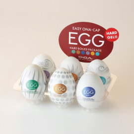 Tenga Egg Hard Boiled Mix 6 pack
