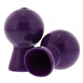 NMC Nipple Sucker Pair in Shiny Purple - Nipple Suckers