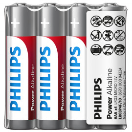 Philips Power Alkaline AAA 4 pack