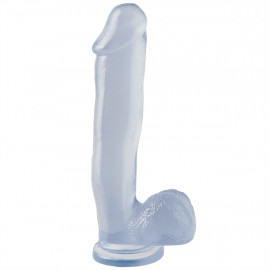 Pipedream Basix Rubber Works 12" Suction Cup Dong - Dildo 30cm Transparent