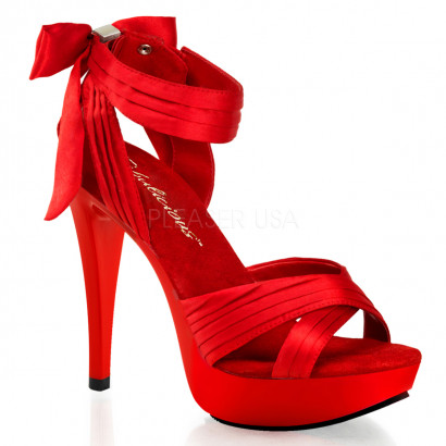 Pleaser Cocktail-568 - Women's Sandals Red