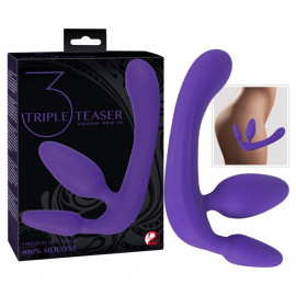 You2Toys Triple Teaser Strapless Strap-On Purple