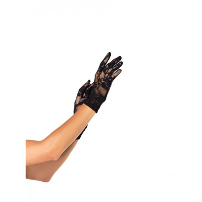 Leg Avenue Wrist length stretch gloves G1280 - Lace Gloves