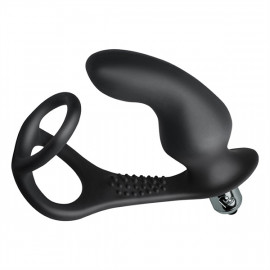 Rocks-Off Ro-Zen Pro - Professional Dual Cock Ring with Vibrating Anal Peg
