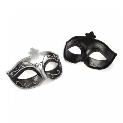 Fifty Shades of Grey Masquerade Mask Twin pack - Set Of Two Luxury Eye Masks