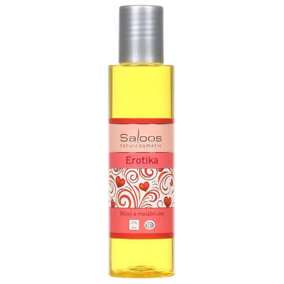 Saloos Erotika - Bio telový a masážny olej 125ml