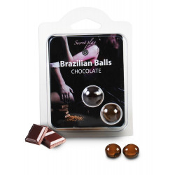 Secret Play Brazilian Balls Chocolate 2 pack