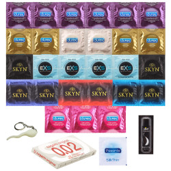 Balíček Toho Naj Čo Existuje - 30ks najlepších kondómov z nášho sortimentu + darčeky