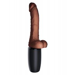 Pipedream King Cock Plus Triple Threat 7.5" Brown