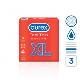 Durex Feel Thin XL 3 pack