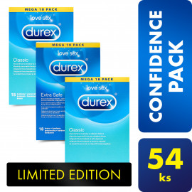 Durex Confidence Package Limited Edition 54 pack