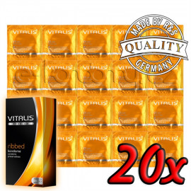 Vitalis Premium Ribbed 20ks