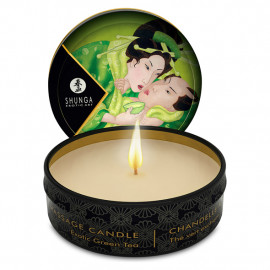 Shunga Libido Massage Candle Exotic Green Tea - Masážna sviečka 30ml