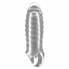 Sono No.36 Stretchy Thick Penis Extension - Návlek na penis Transparentná