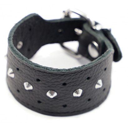 Kiotos Leather Studded Bracelet Single