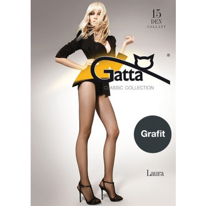 Gatta Laura 15 - Pančuchové nohavice Grafit