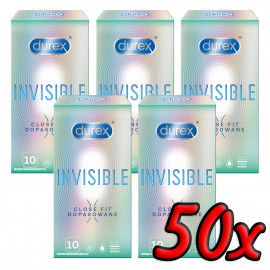 Durex Invisible Close Fit 50 pack