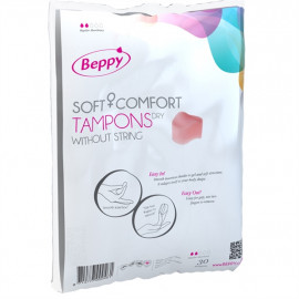 Beppy Soft+Comfort Tampons DRY - Foam Tampons without Laces 30pcs