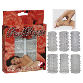 You2Toys Red Roses - Set Stalls Penis 6 pack