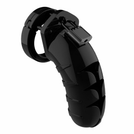 Shots ManCage Chastity Cock Cage 4.5 Inch Model 04 Black