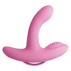 Pipedream 3Some Rock N' Grind Silicone Vibrator Pink