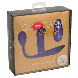 GoGasm Pussy & Ass Vibrator Purple