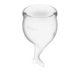 Satisfyer Feel Secure Menstrual Cup Transparent