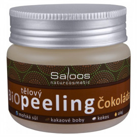 Saloos Bio testszínű peeling - Csokoládé 140ml